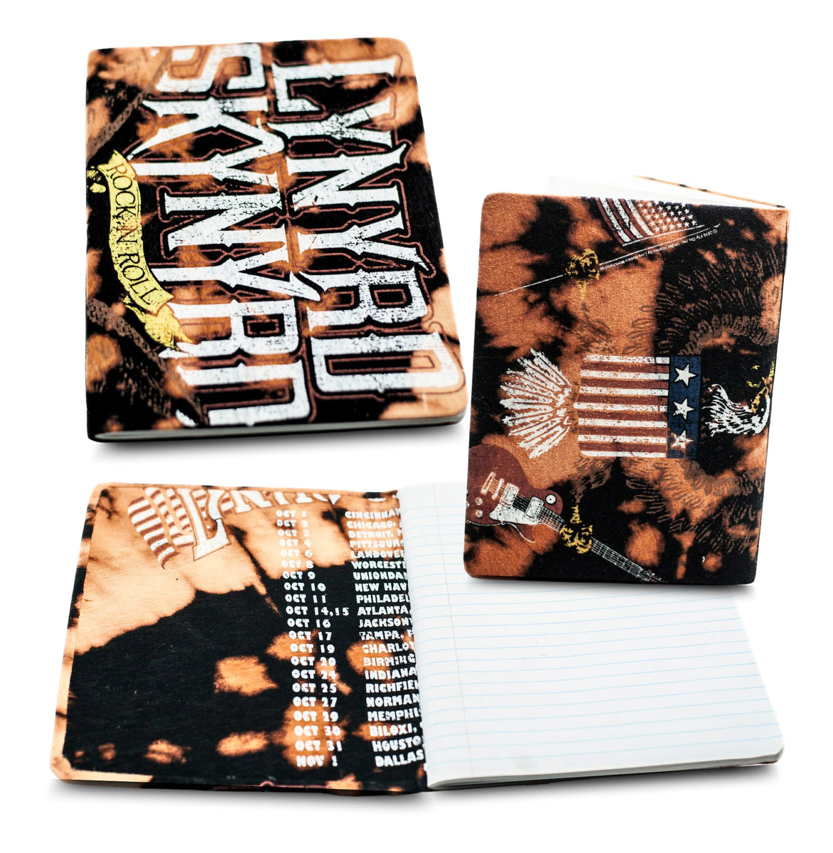 Lynyrd Skynyrd Upcycled Notebook – Lara Dee Artistry