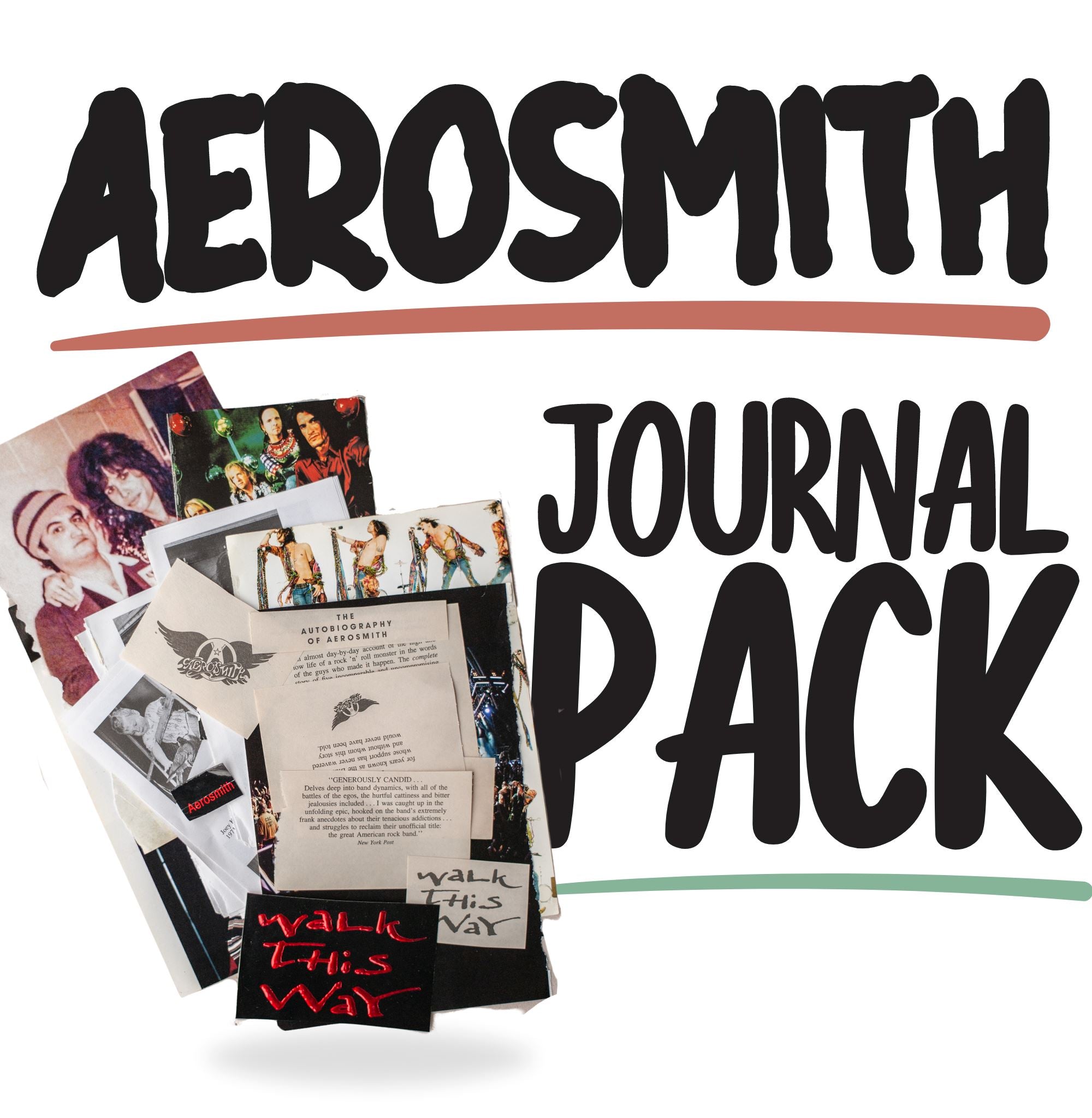 Aerosmith Journal Pack Collage Pack Lara Dee Artistry 