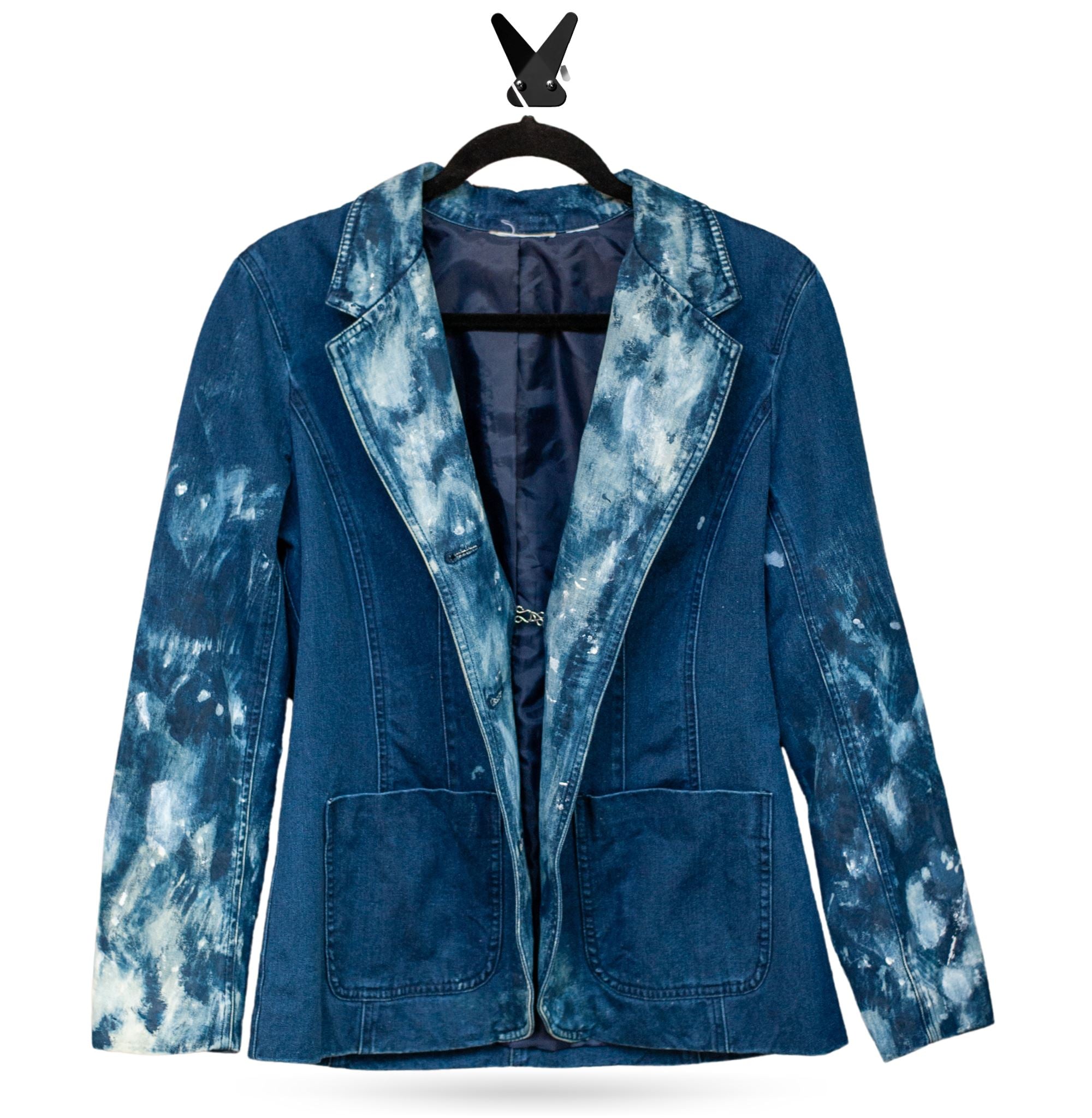 Chic Denim Rework Blazer Coats & Jackets Lara Dee Artistry 