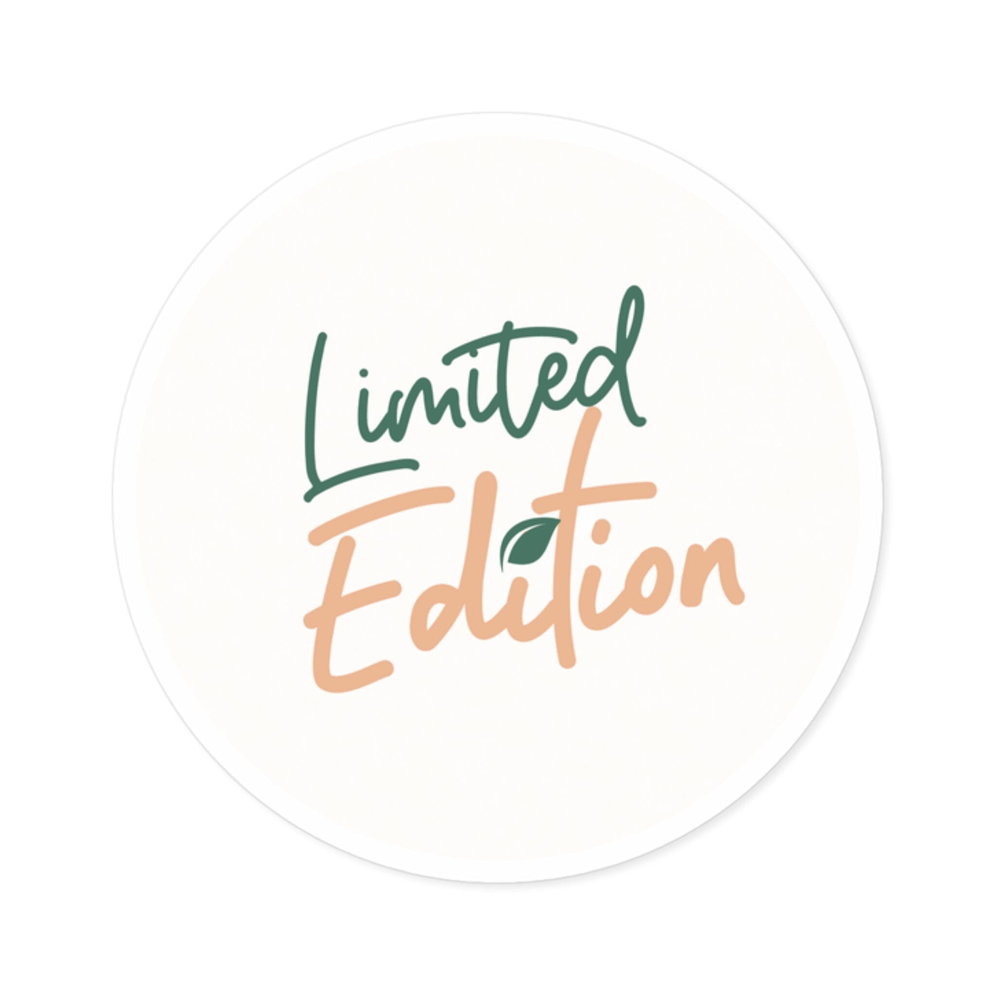Limited Edition Round Sticker Paper products Printify 2" × 2" Round White