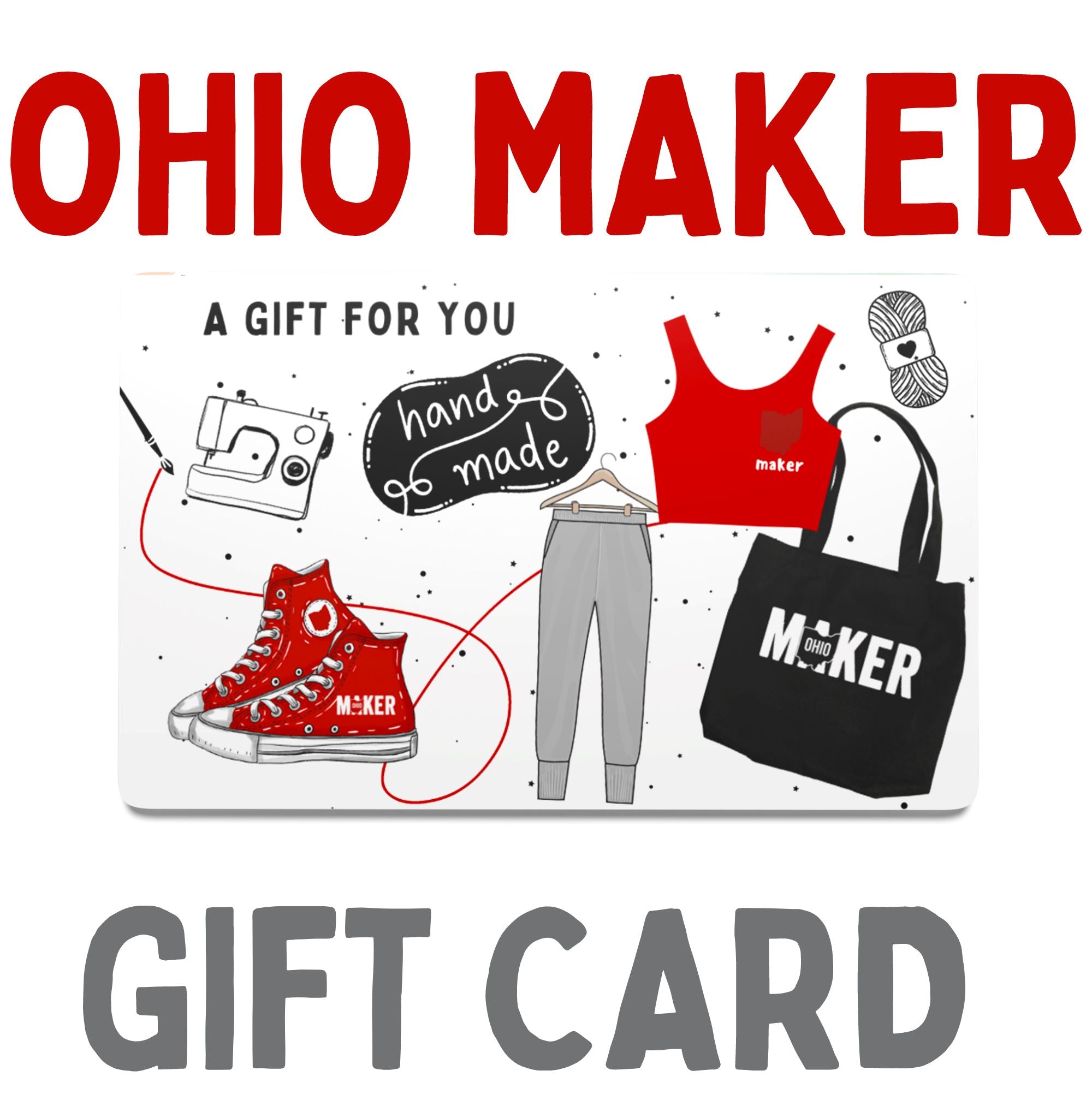 Ohio Maker Gift Card Gift Card Lara Dee Artistry 