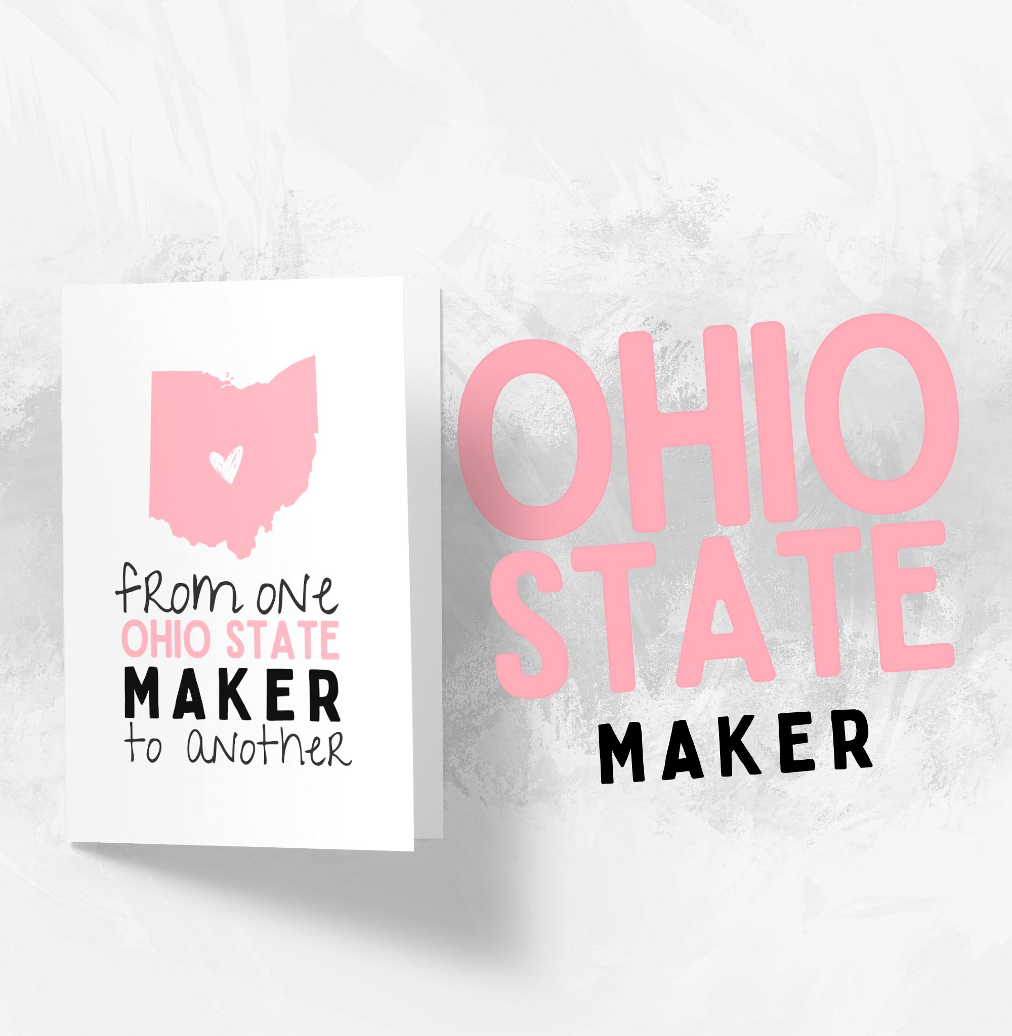 Ohio Maker Card Greeting Cards Lara Dee Artistry