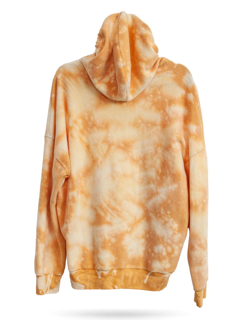Made to Order Sunshine State Bleached Sueded Fleece Pullover Hoodie Lara Dee Artistry 