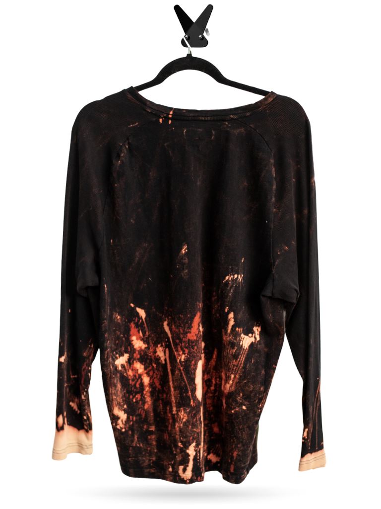Rework Brush Art Golden Hour Sleeve Dipped Tee Lara Dee Artistry 
