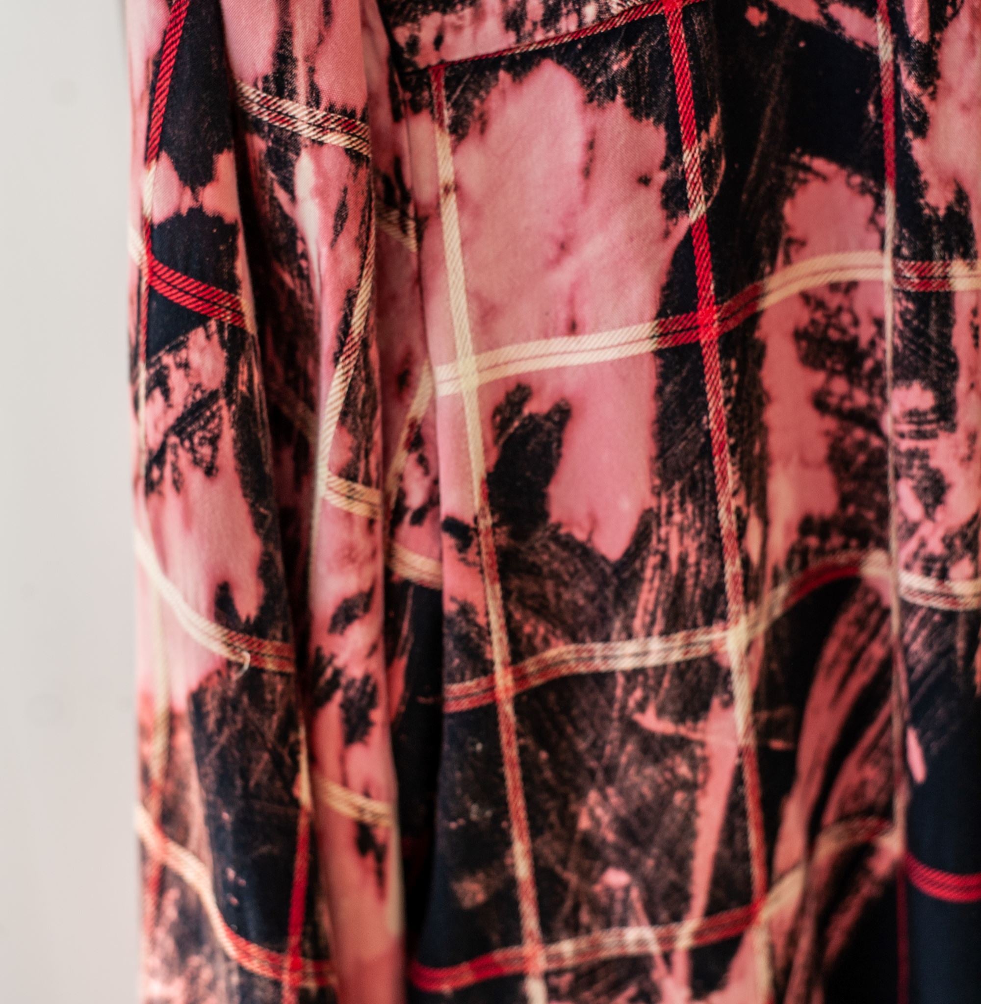 Rework Painters Holiday Blue Bleached Soft Flannel Shirts & Tops Lara Dee Artistry 