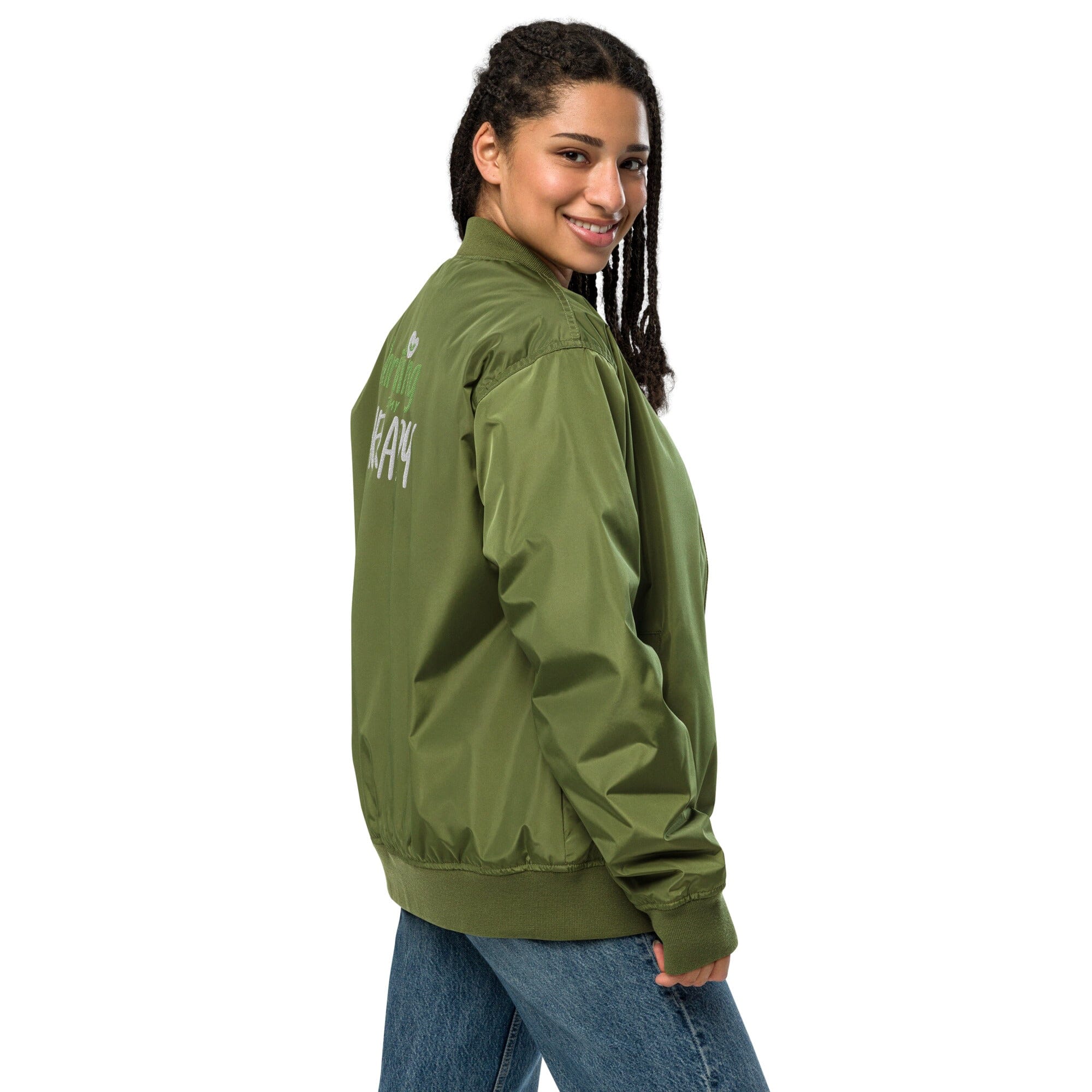 Recycled bomber jacket Coats & Jackets Lara Dee Artistry