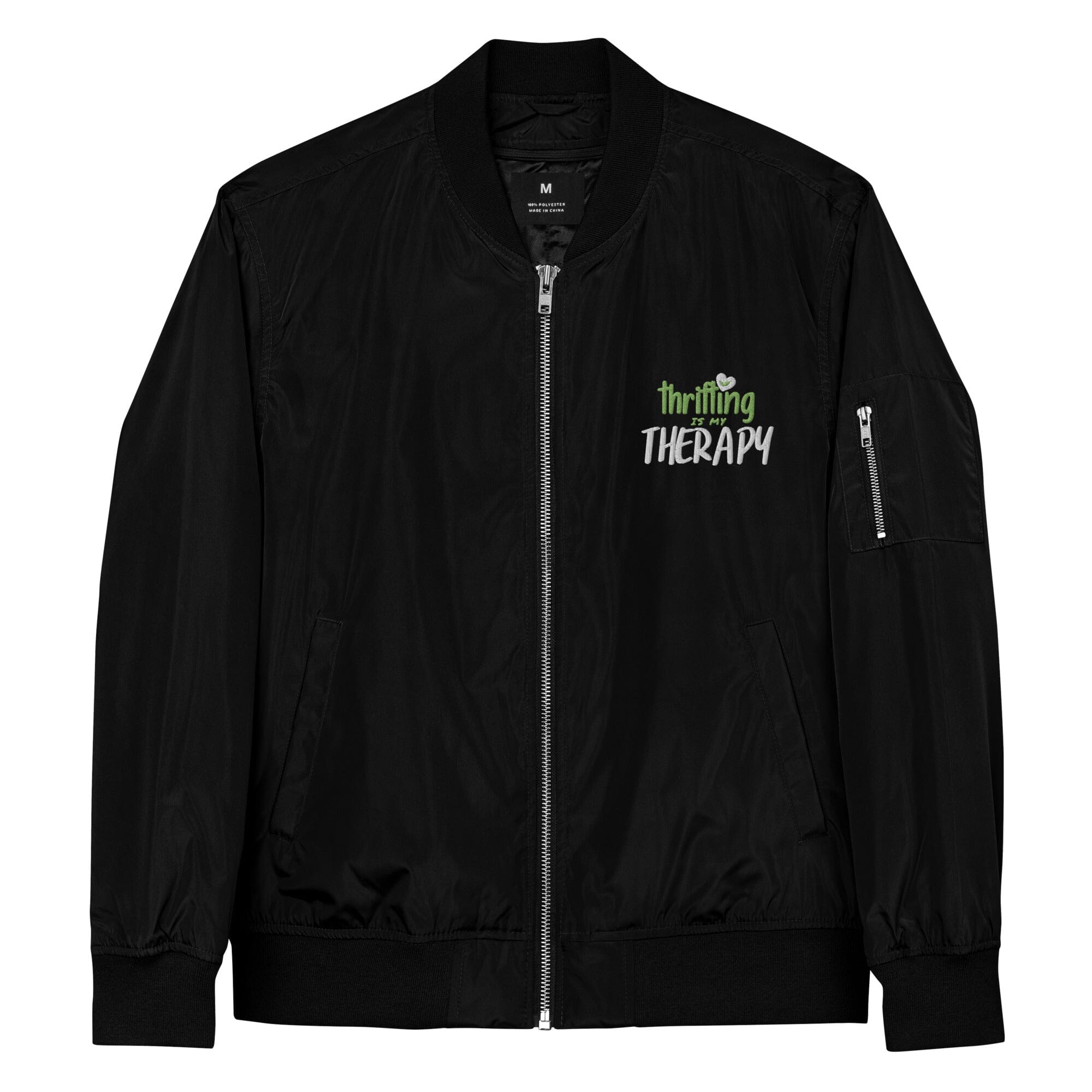 Recycled bomber jacket Coats & Jackets Lara Dee Artistry